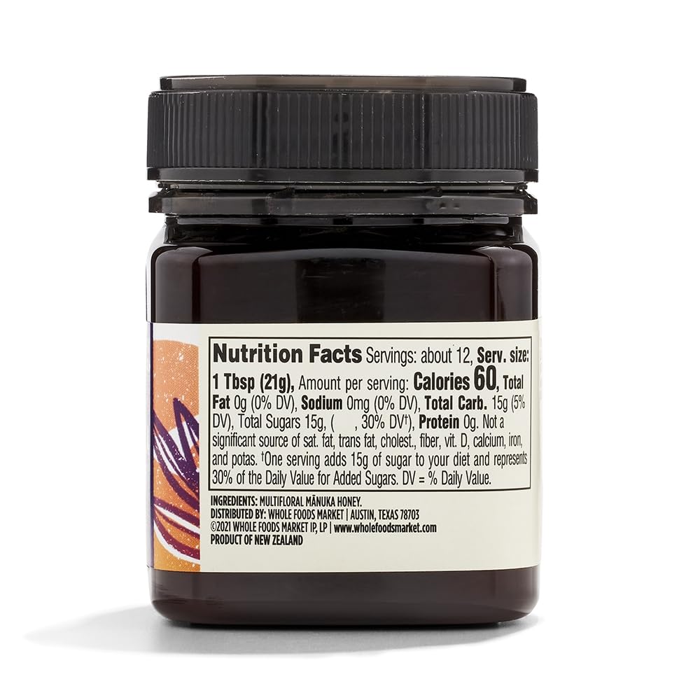 Whole Foods Market, Multifloral Manuka Honey, 8.8 Ounce - Medaid International