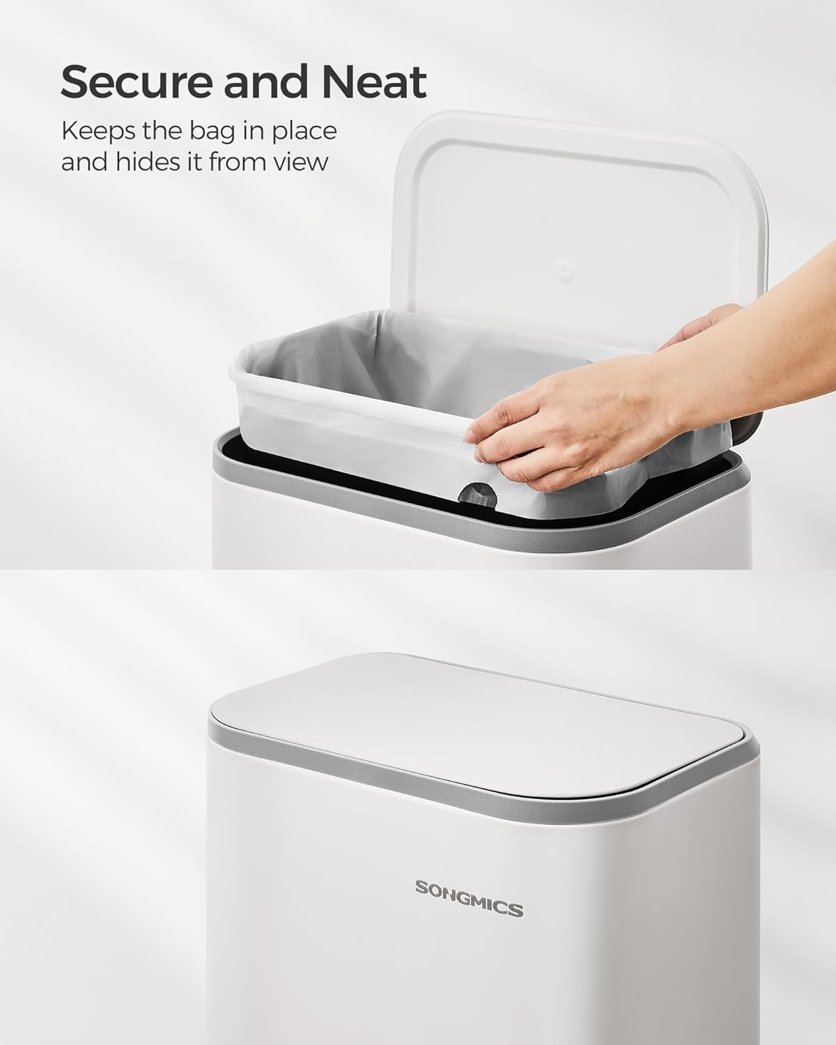 SONGMICS Kitchen Bin LTB542W02
