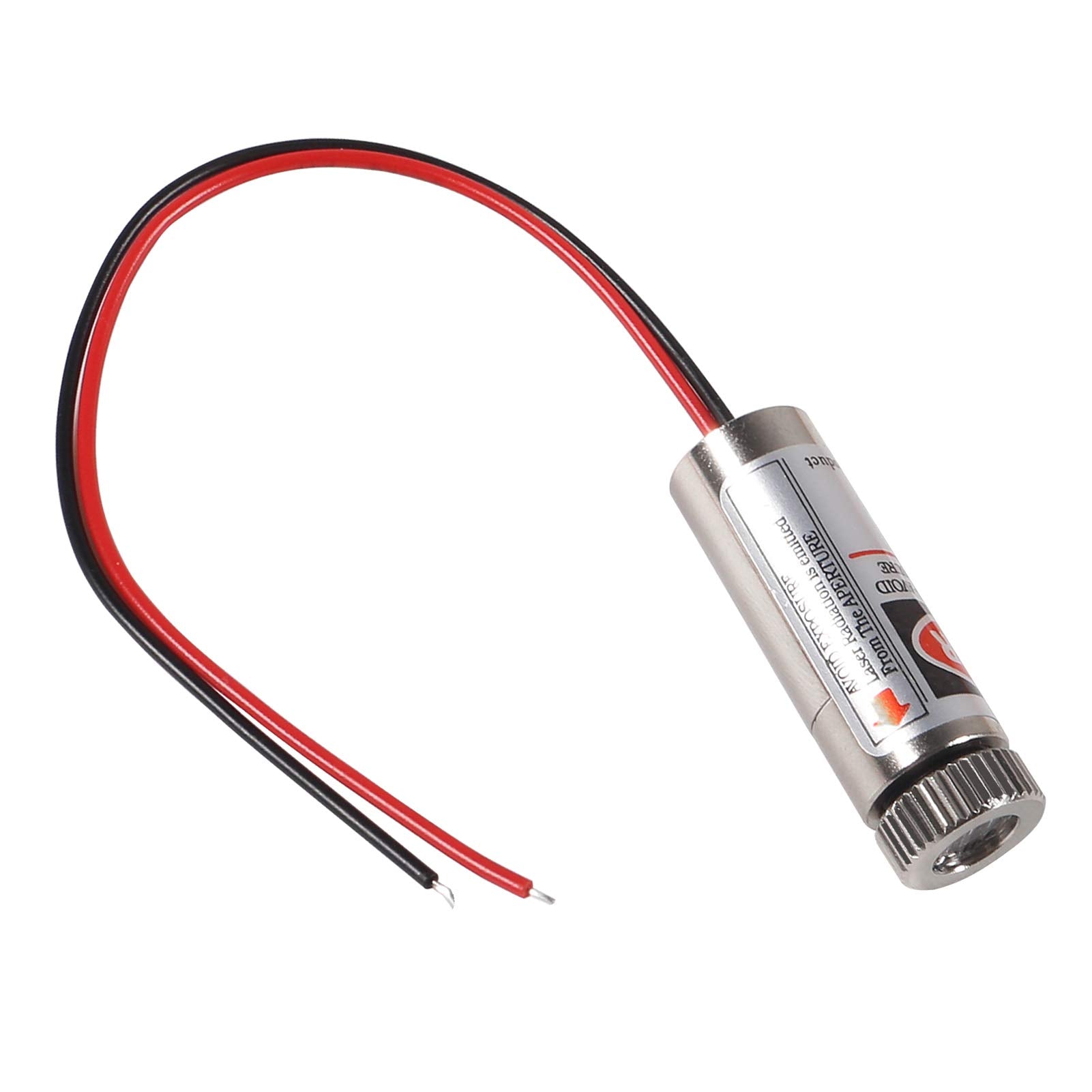 UMLIFE 5pcs 650nm 5mw Laser Head Laser Tube Adjustable Focus 3~5V Red Laser Tube for Sight Positioning Sighting Telescope (Dot) - Medaid International