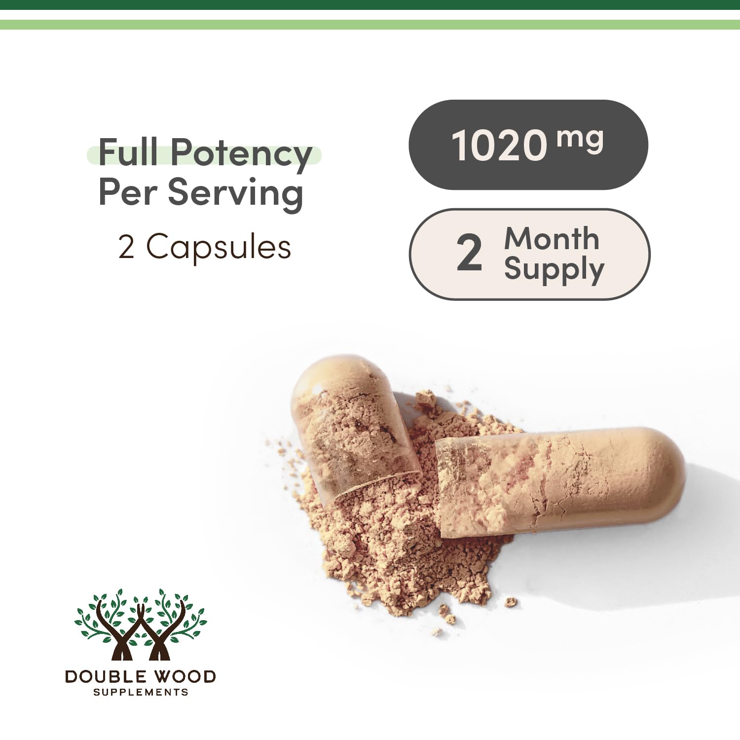 Tongkat Ali - 1000mg (2 Month Supply) - Men's Health - 200:1 Extract of (Longjack) Eurycoma Longifolia, with 20mg Tribulus Terrestris (Third Party Tested) by Double Wood - Medaid International