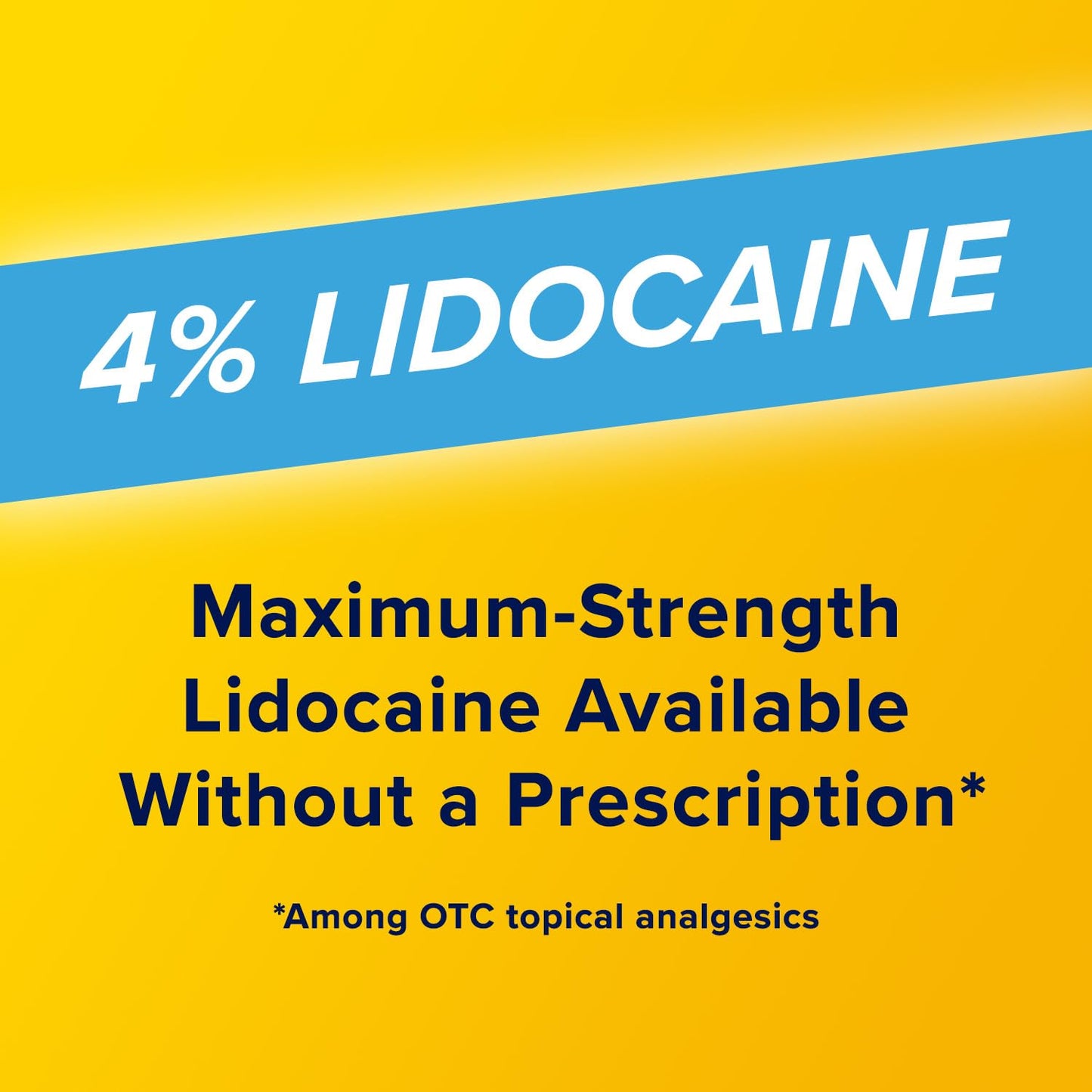 Aspercreme Max Strength Lidocaine Pain Relief Patch (5 Count) for Back Pain, Odor Free Pain Patches - Medaid International