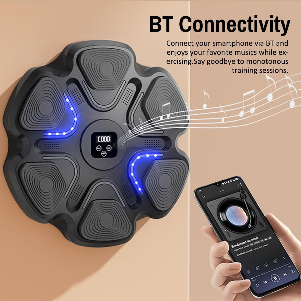 Smart Musical Boxing Machine BT Wall-Mounted Boxing Target - Medaid International