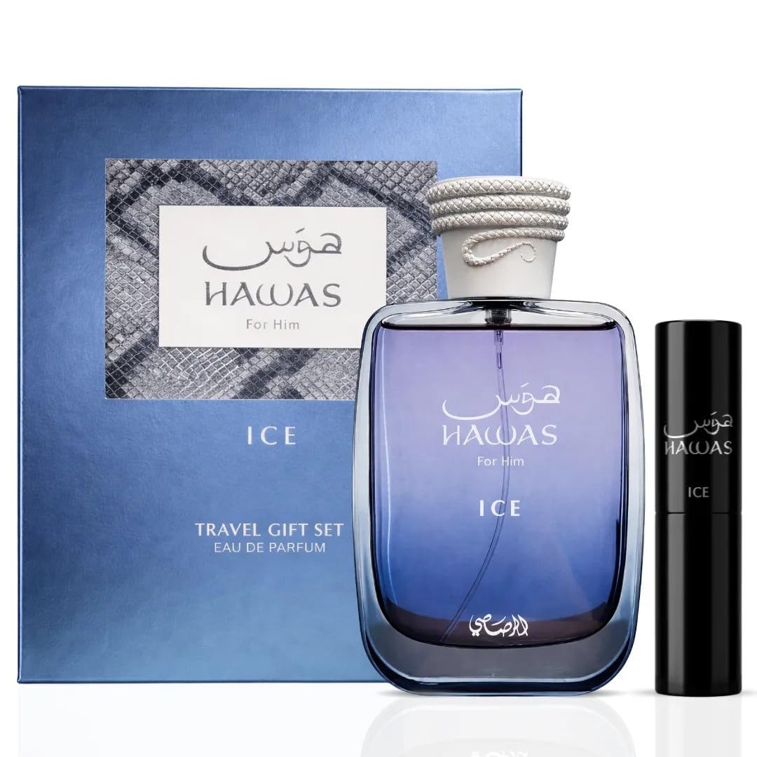 Rasasi Hawas For Men Eau De Parfum Spray 100ML (3.4 Oz) - Long Lasting Arabian Perfume, Premium Perfume Men, Ideal for Special Occasions & Daily Elegance, A Bold and Captivating Fragrance