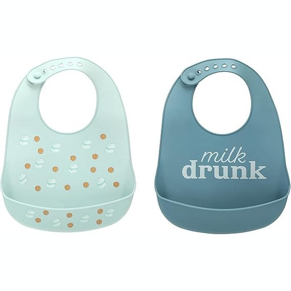 Pearhead - Silicone Bib Set Of 2 - You're A Peach