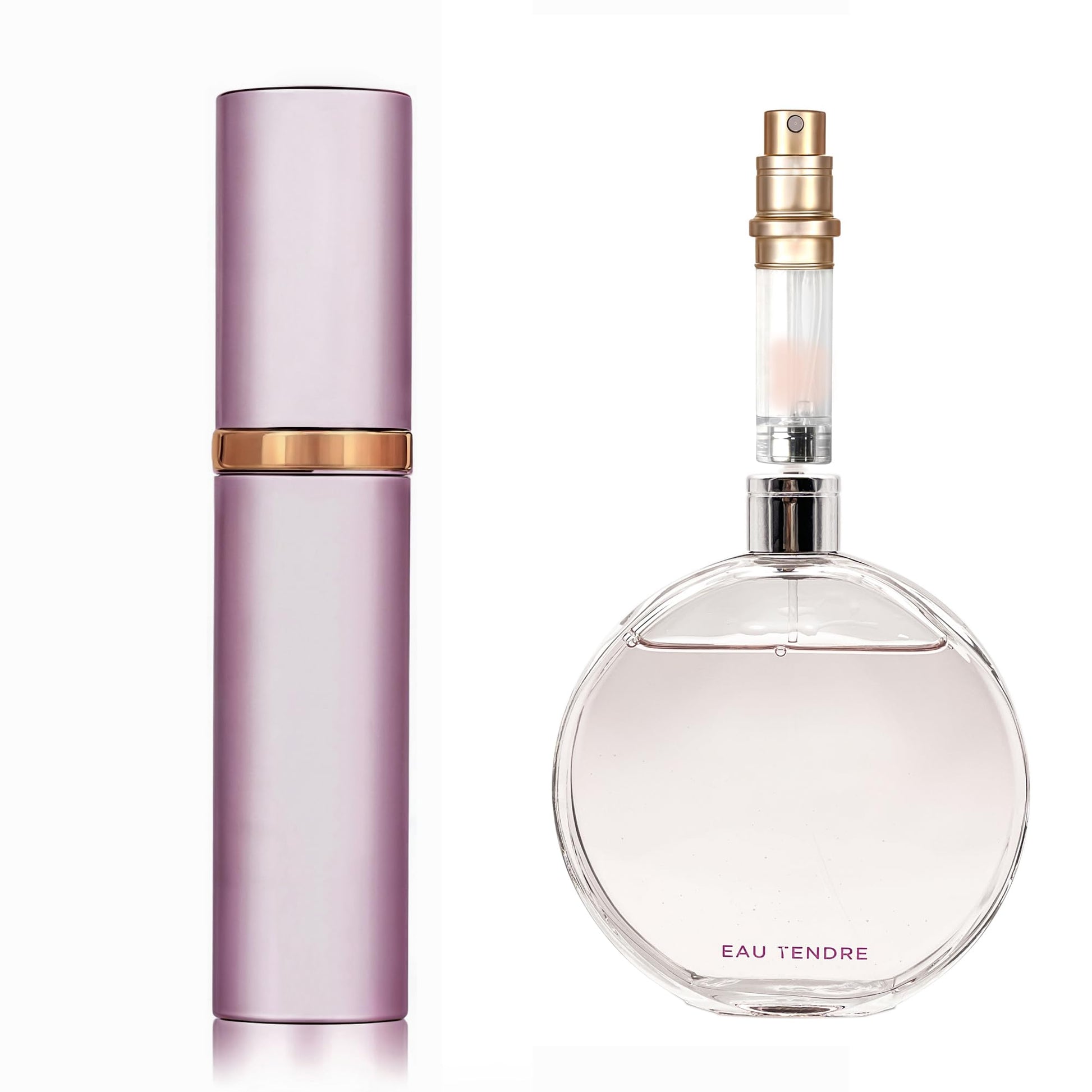 muilsae AA01PK Perfume Refillable Bottle 10ml Bottom Refill Portable Purse Atomizer, Cologne Travel Perfume Spray Bottle for Outgoing and Traveling (Pink) - Medaid International