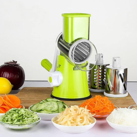 3 in 1 Rotary Vegetable Slicer قاطع خضروات دوار 3 في 1