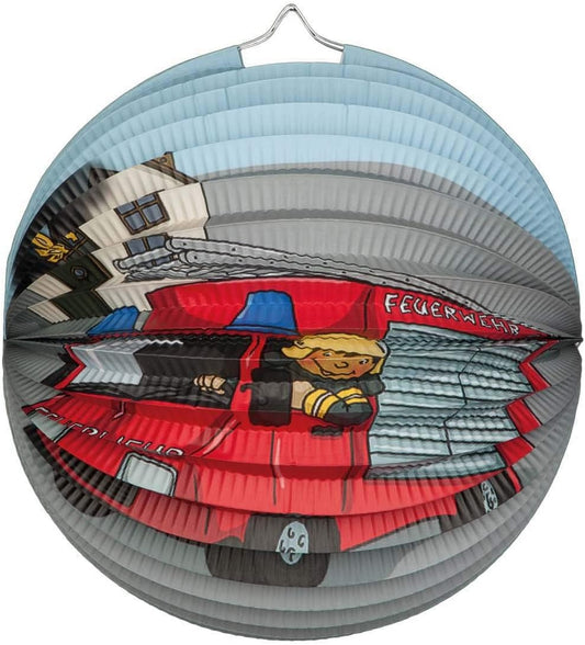 Tib Fire Brigade Round Lantern - 25 cm | Tib In Lebanon