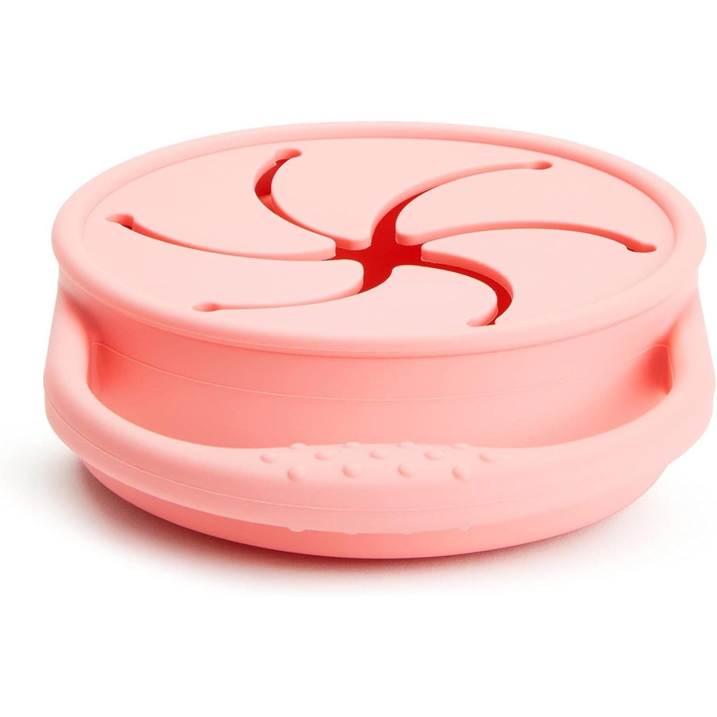Munchkin C’est Silicone! Collapsible Snack Catcher with Lid Toddler Food Cup