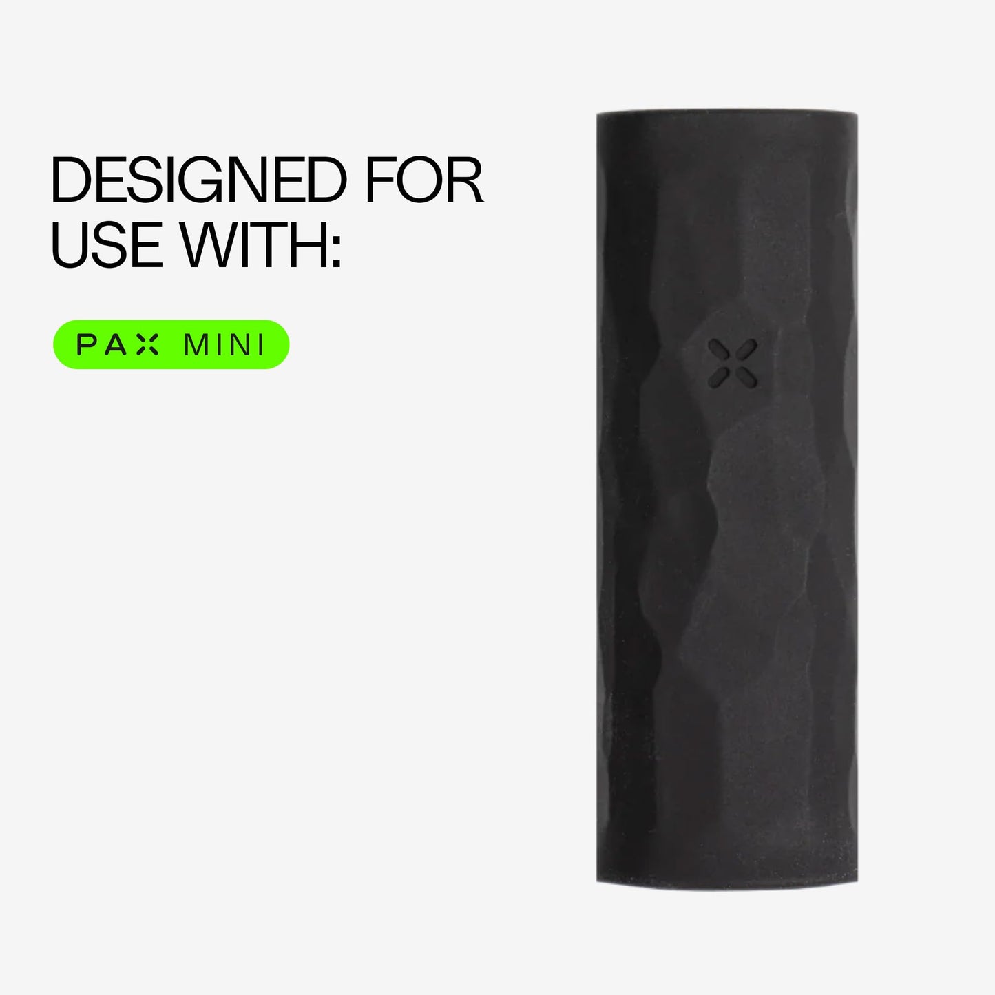 PAX Grip Sleeve – Silicone Sleeve Designed to Snugly & Securely Protect Your PAX – Onyx - Medaid International