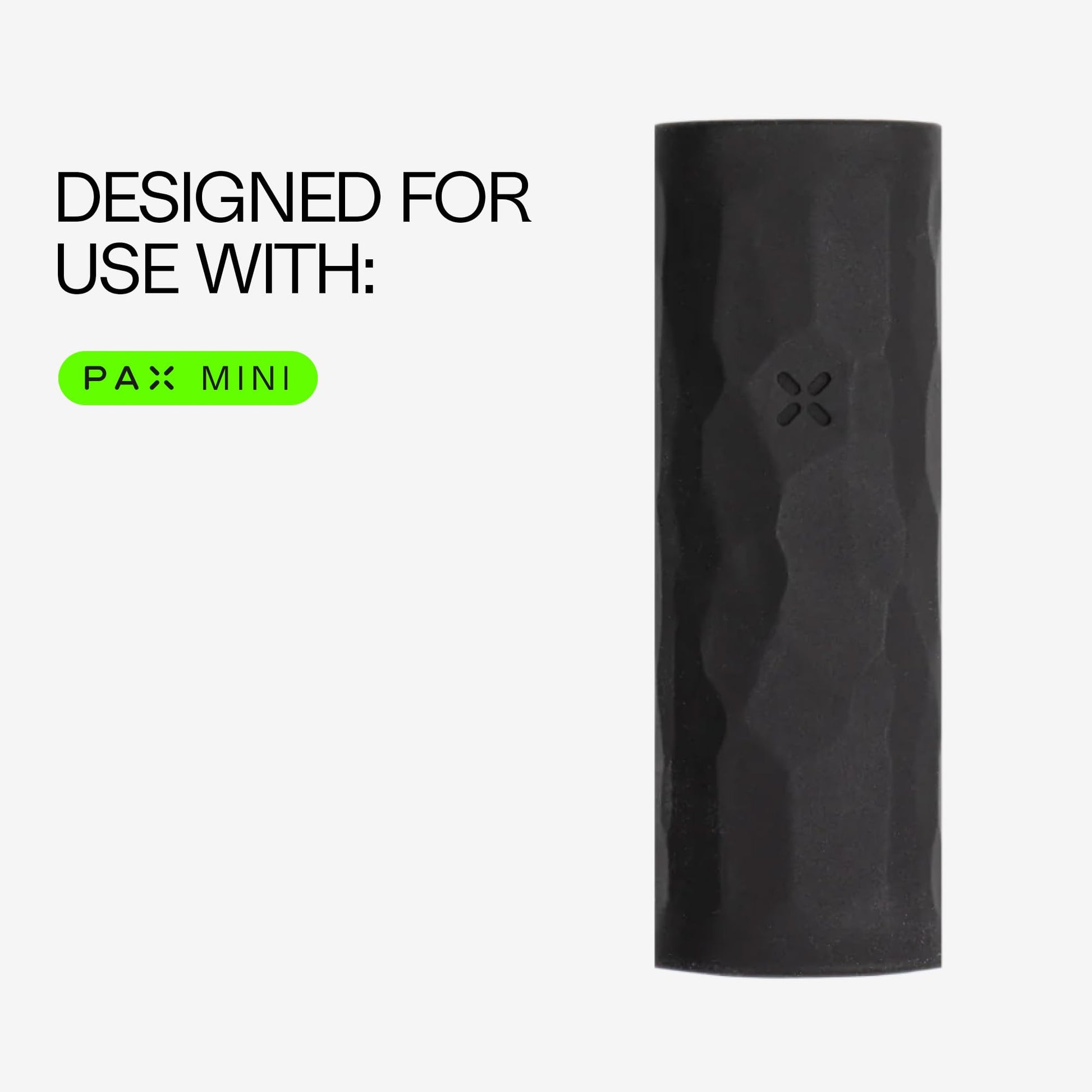 PAX Grip Sleeve – Silicone Sleeve Designed to Snugly & Securely Protect Your PAX – Onyx - Medaid International