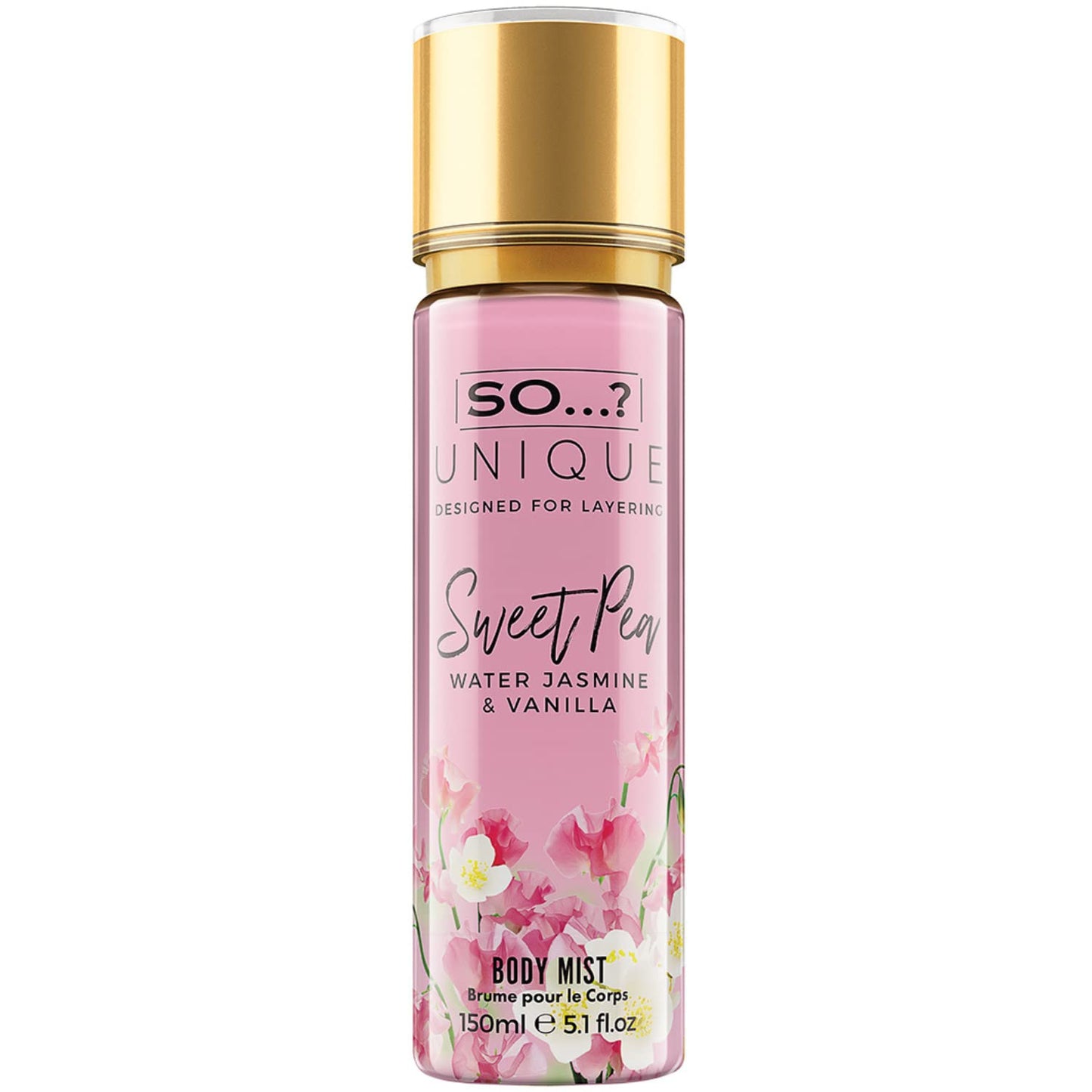 So…? Unique Sweet Pea Body Mist - Perfect Gifts For Women - Vanilla Perfume With Floral, Fruity Notes And Musk - Ideal Perfume For Women - 5.1 oz - Medaid International