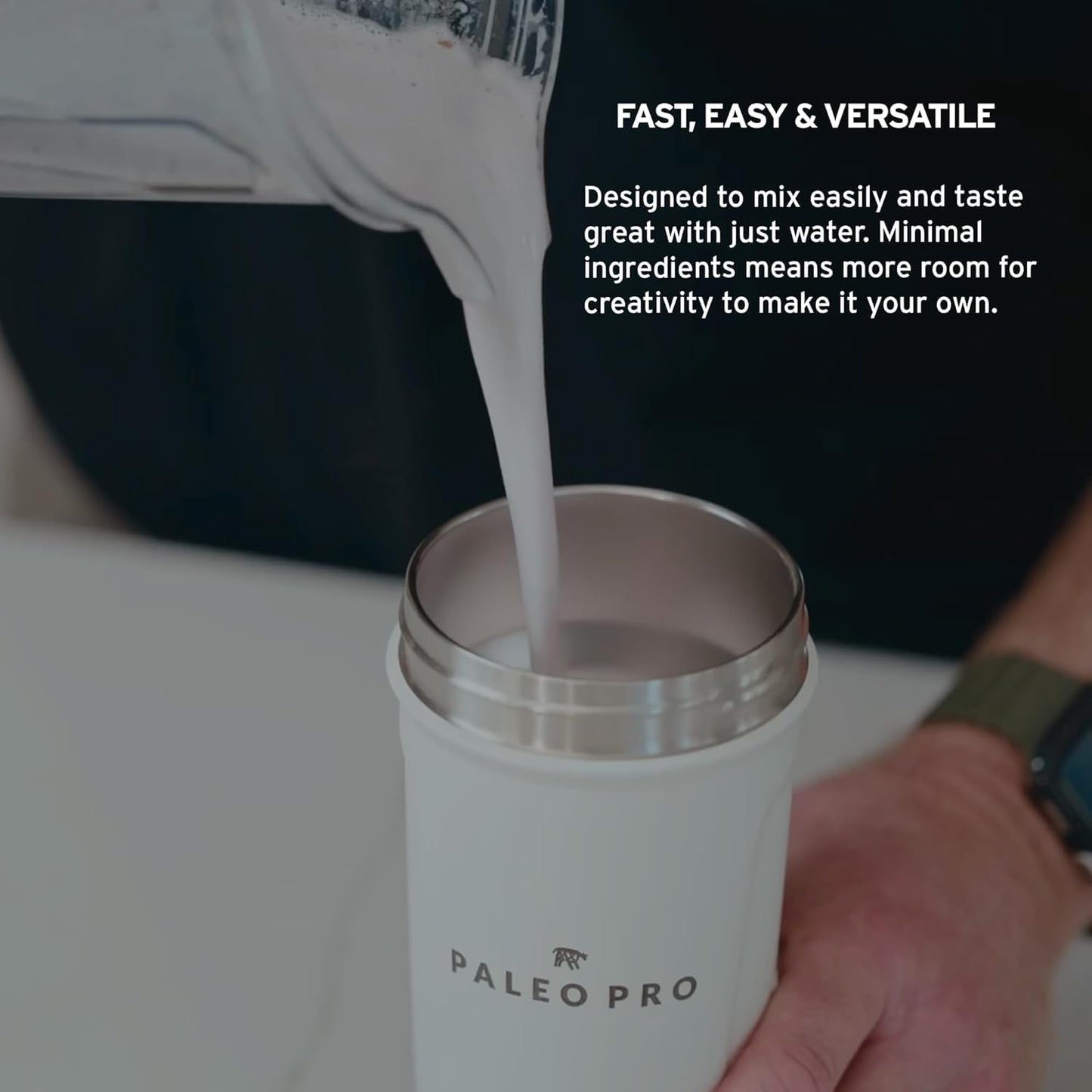 Paleo Pro 26G Beef Protein Powder - Grass Fed Protein Powder Isolate - Pure Animal Based Pastured & Cage-Free | Dairy & Gluten Free, Natural & Clean Proteins for Paleo & Keto - 15 Days Supply Vanilla - Medaid International