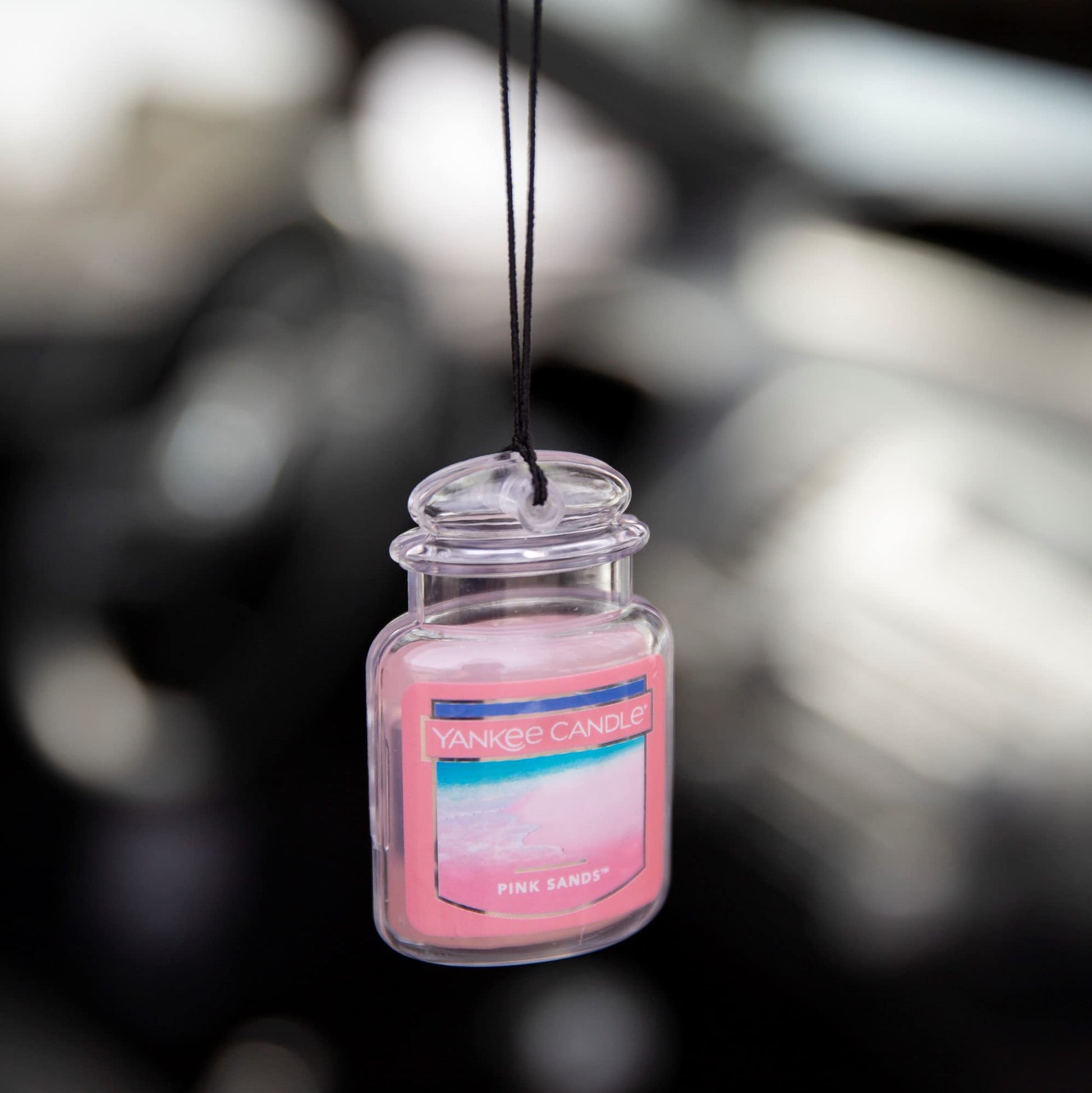 Yankee Candle Hanging Car Jar® Ultimate 3-Pack Air Fresheners Neutralizes Odors Up to 30 Days Includes: Beach Walk Pink Sands and Sun and Sand (Pack of 3) - Medaid International