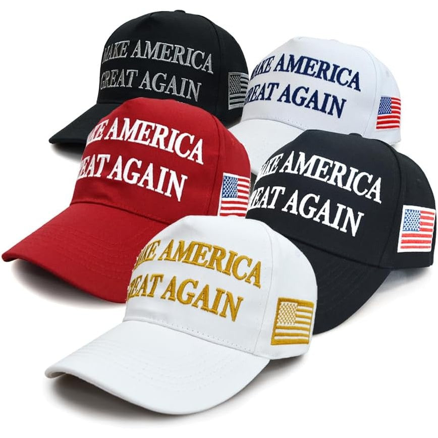AirPlace Dark MAGA Hat, Make American Great Again Hat 2024, 45-47 Trump Hats Never Surrender Slogan Baseball Cap - Medaid International