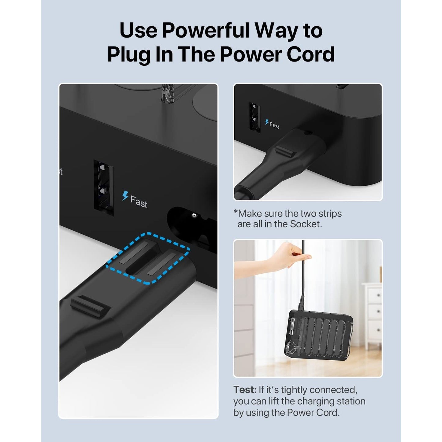 SooPii 6-Port PD Charging Station for Multiple Devices, 20W PD USB C Fast Charging for lPhone 14/13/12,6 Short Cables Included, 2 in 1 Holder,for Phones,Tablets and Others,Black - Medaid International