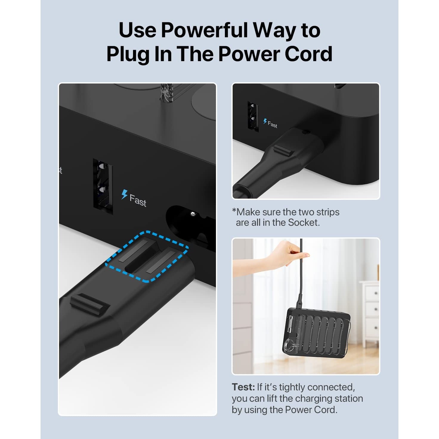 SooPii 6-Port PD Charging Station for Multiple Devices, 20W PD USB C Fast Charging for lPhone 14/13/12,6 Short Cables Included, 2 in 1 Holder,for Phones,Tablets and Others,Black - Medaid International