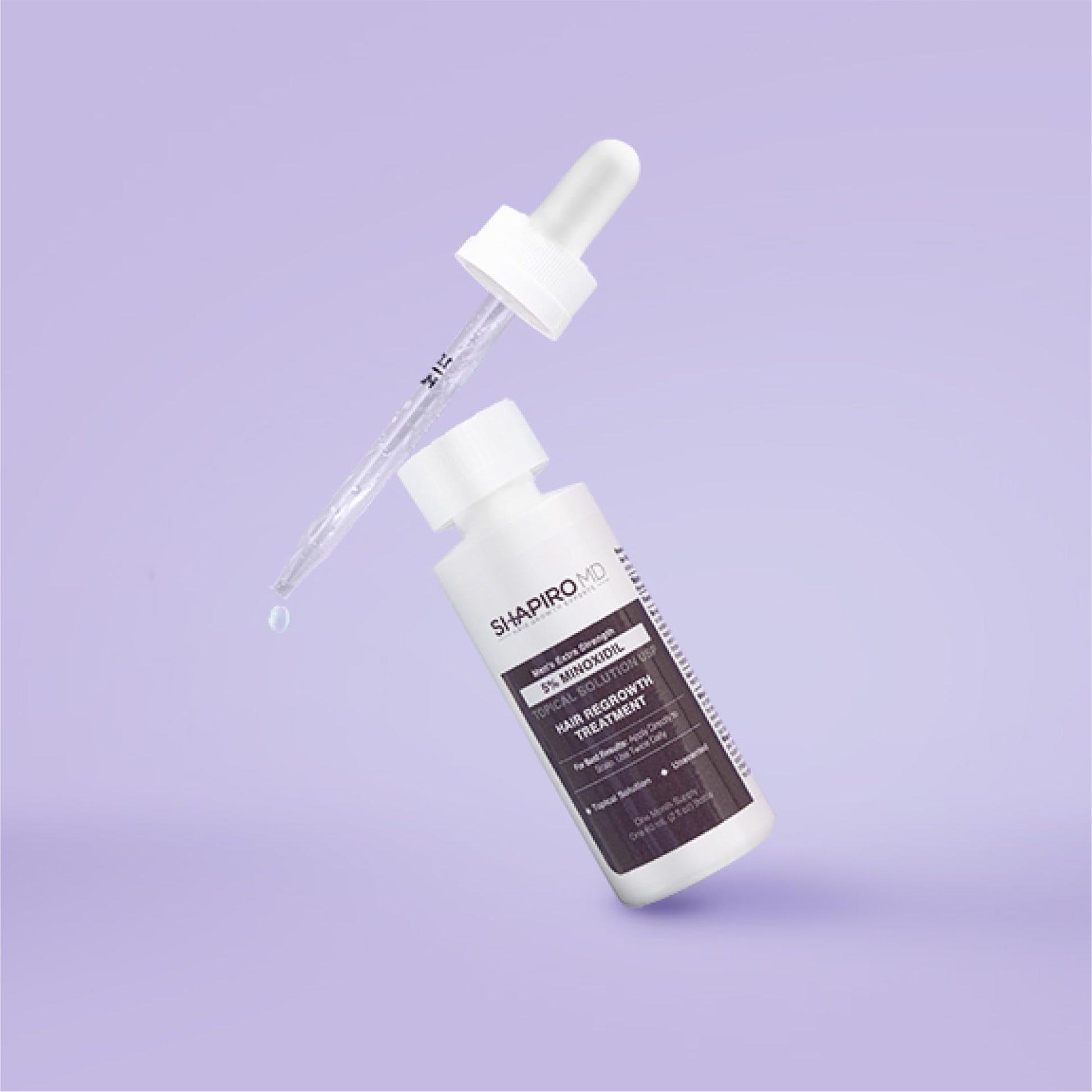 Shapiro MD Hair Growth Experts Minoxidil 2% Topical Solution for Women, Serum Promotes Hair Regrowth by Reactivating Hair Follicles (1 Month) - Medaid International