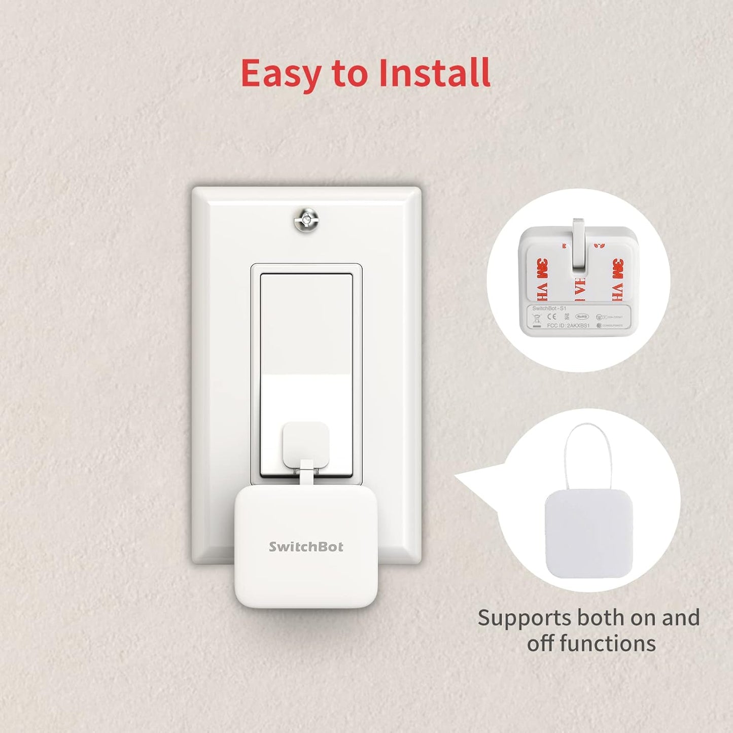 Medaid Smart Automatic Switch Bot with Remote - Works on App & Remote