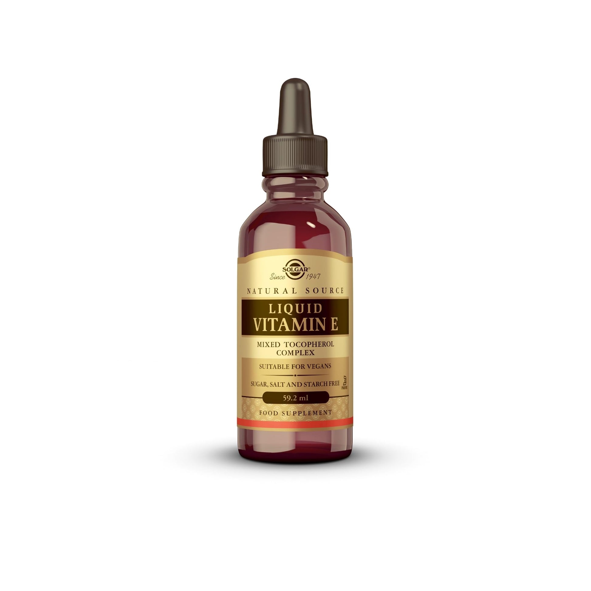 Solgar, Liquid Vitamin E (with Dropper), 2 Ounce - Medaid International