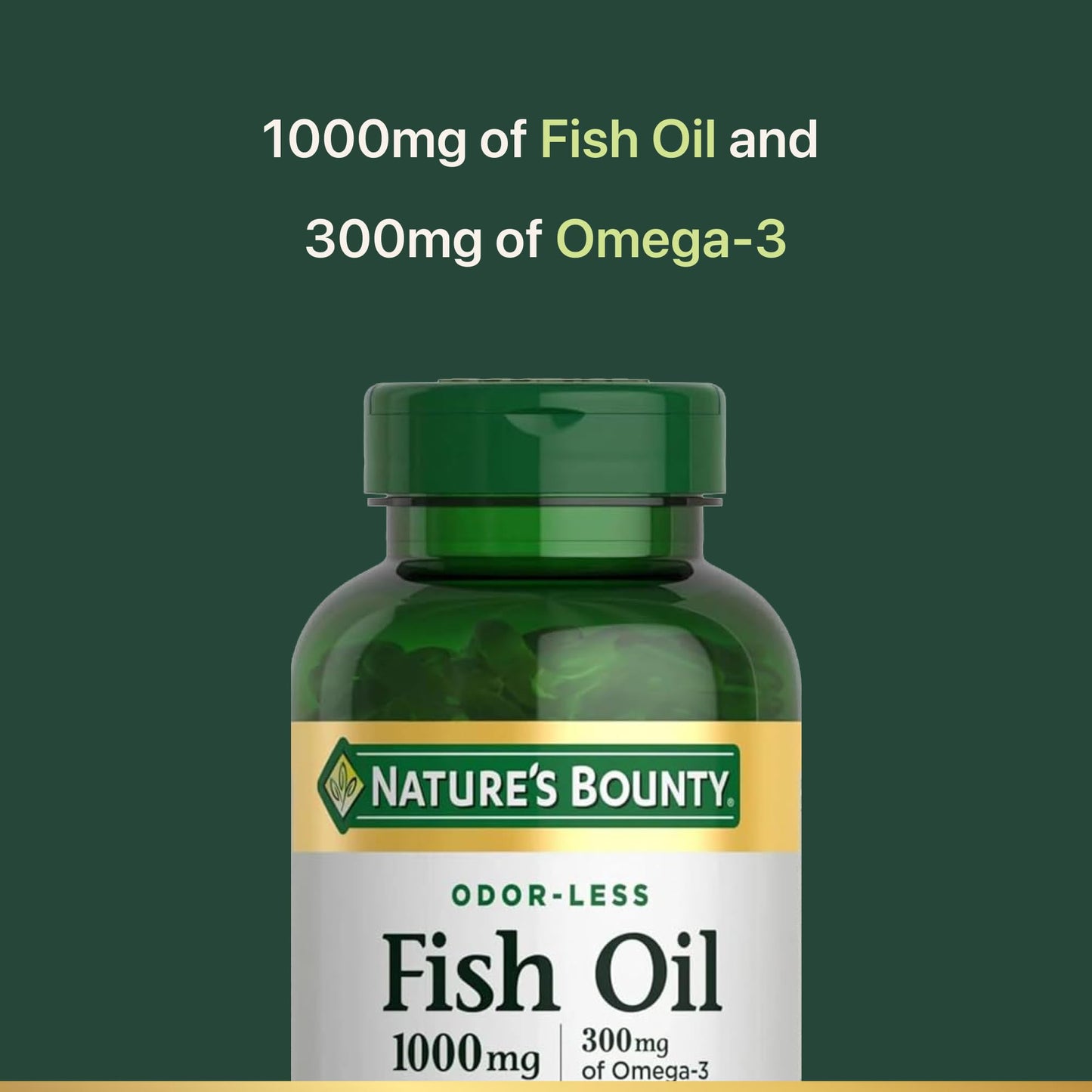 Nature's Bounty Fish Oil, 220 Count - Medaid International