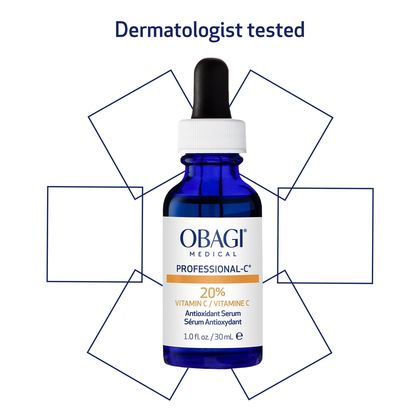 Obagi Professional C Serum 20%, Vitamin C Facial Serum with Concentrated 20% L Ascorbic Acid for Normal to Oily Skin, 1.0 Fl Oz Pack of 1 - Medaid International