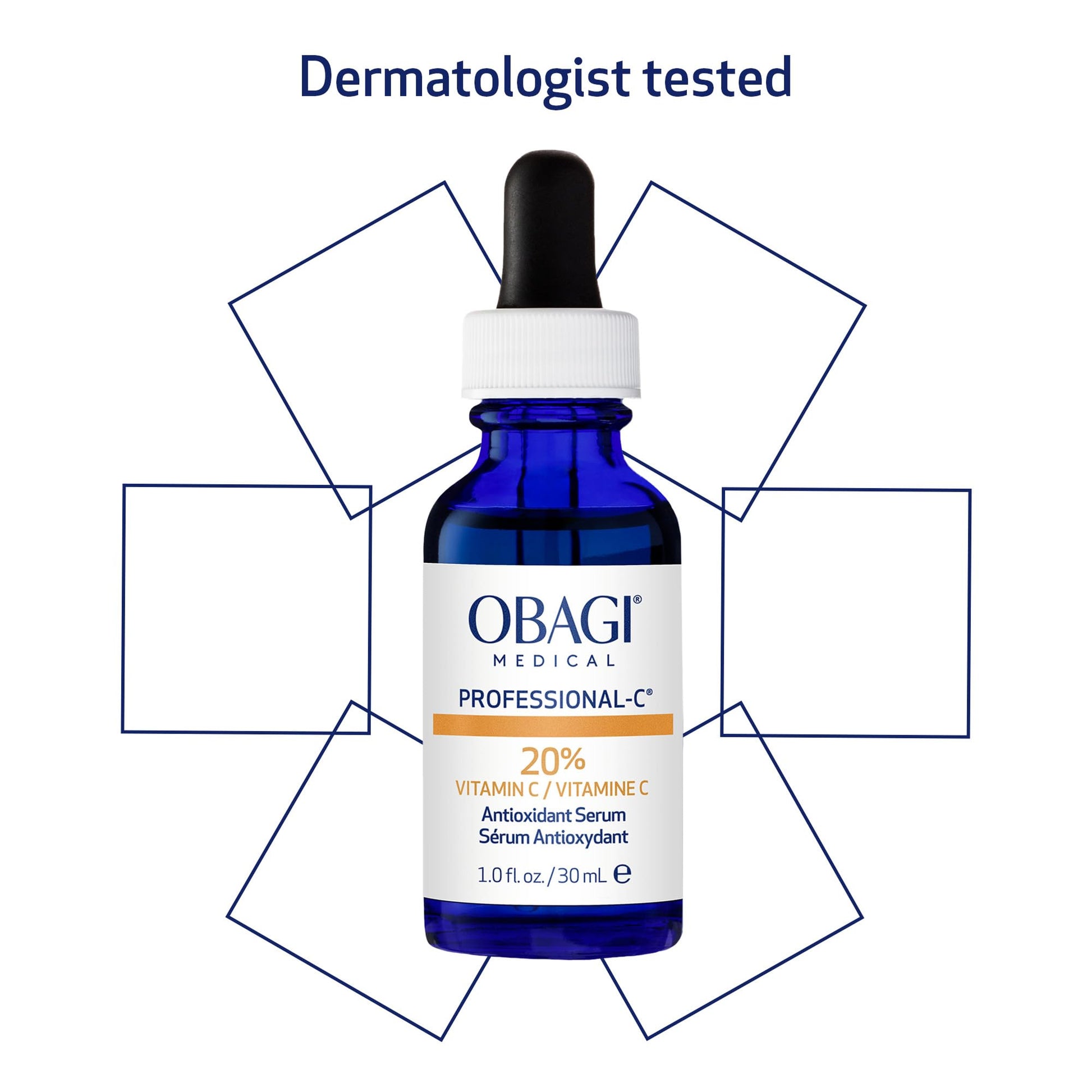 Obagi Professional C Serum 20%, Vitamin C Facial Serum with Concentrated 20% L Ascorbic Acid for Normal to Oily Skin, 1.0 Fl Oz Pack of 1 - Medaid International