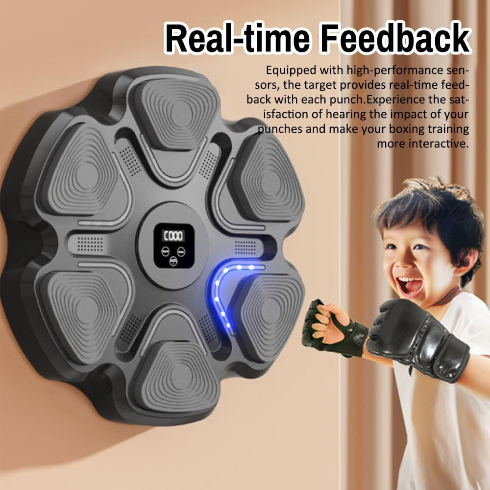 Smart Musical Boxing Machine BT Wall-Mounted Boxing Target - Medaid International
