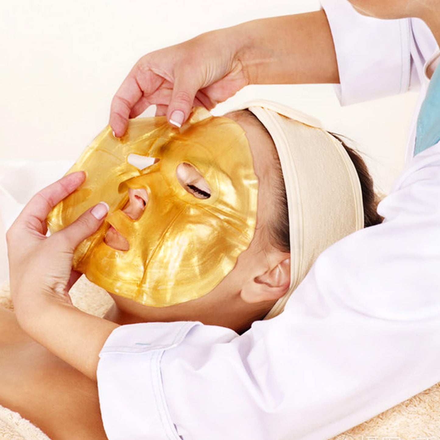 Adofect 12PC 24K Gold Gel Facial Masks Collagen Crystal Sheet Patch For Anti Aging, Puffiness, Anti Wrinkle, Moisturizing, Deep Tissue Rejuvenation and Hydrates Skin - Medaid International
