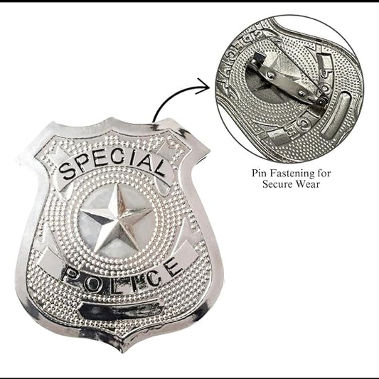 Rubies Metal Police Badge With Star Design | Rubies In Lebanon