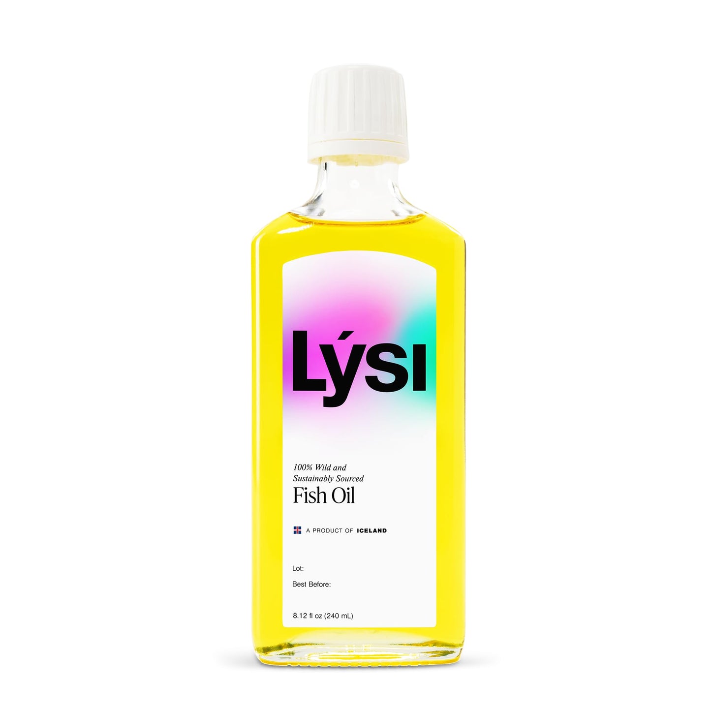 Lysi Omega-3 Fish Oil Lemon Flavor with 1200 mg EPA + DHA Per Serving | Pure & Natural | Icelandic Liquid Fish Oil | GMP Certified | 8.12 Fl Oz | 48 Servings - Medaid International