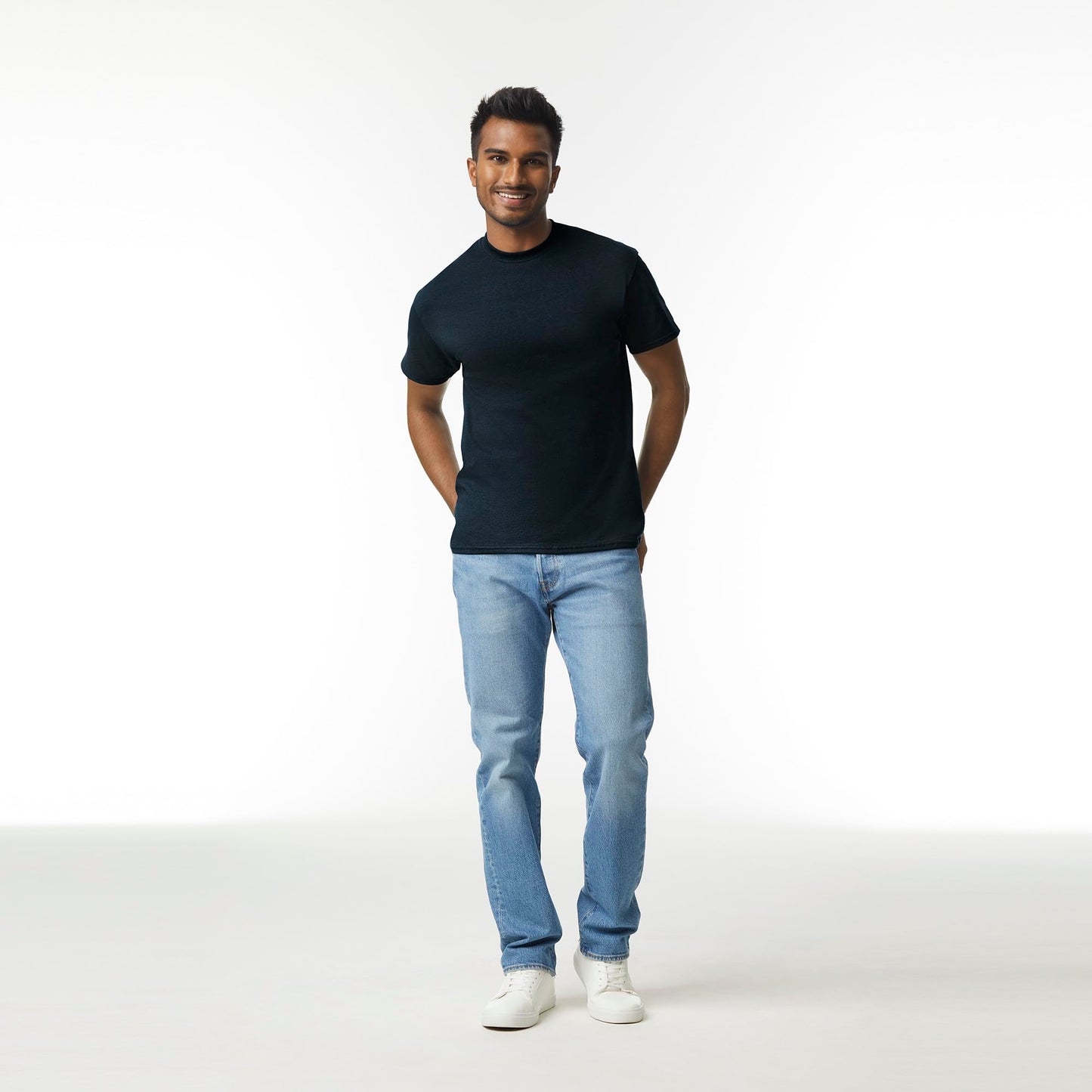 Gildan Adult Ultra Cotton T-Shirt, Style G2000, Multipack, Black (3-Pack), 4X-Large - Medaid International