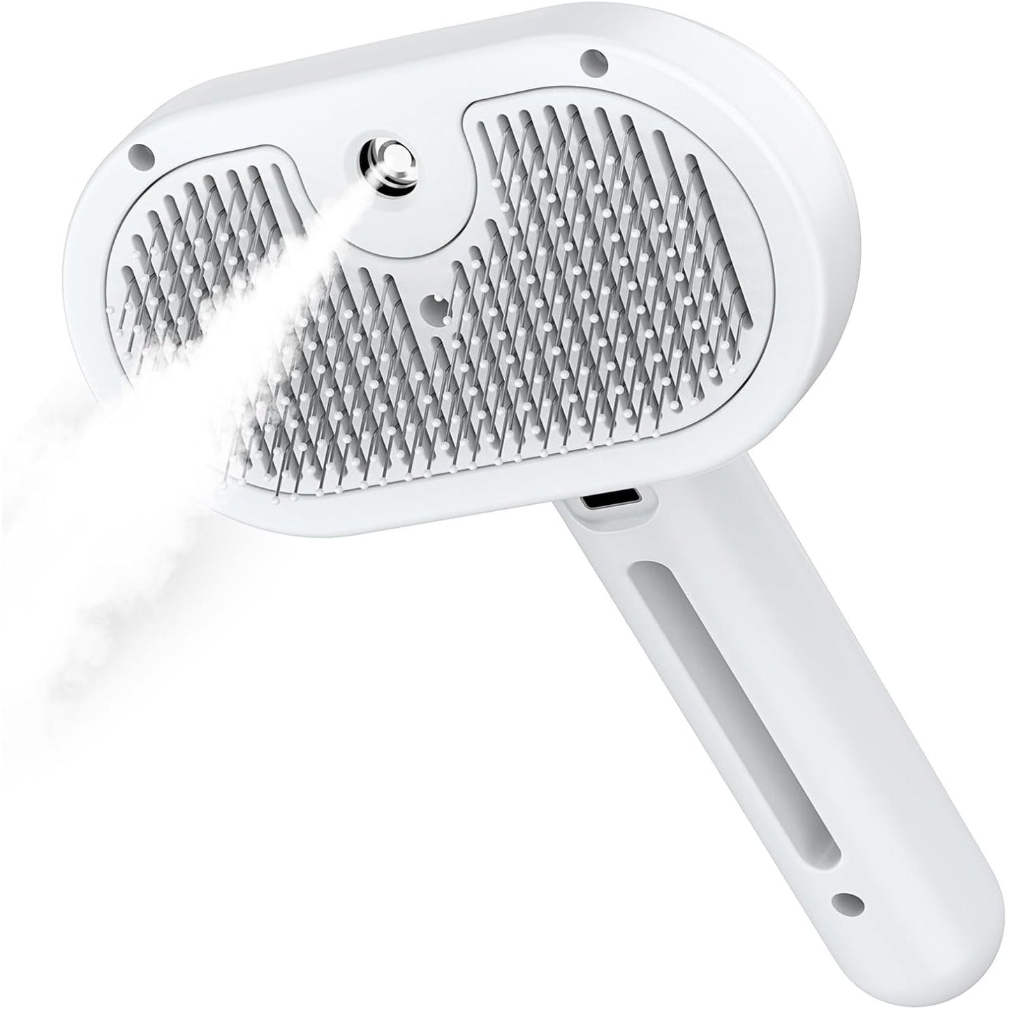 Steam Grooming Brush for Cats and Dogs - 3 IN 1 Spray Brush