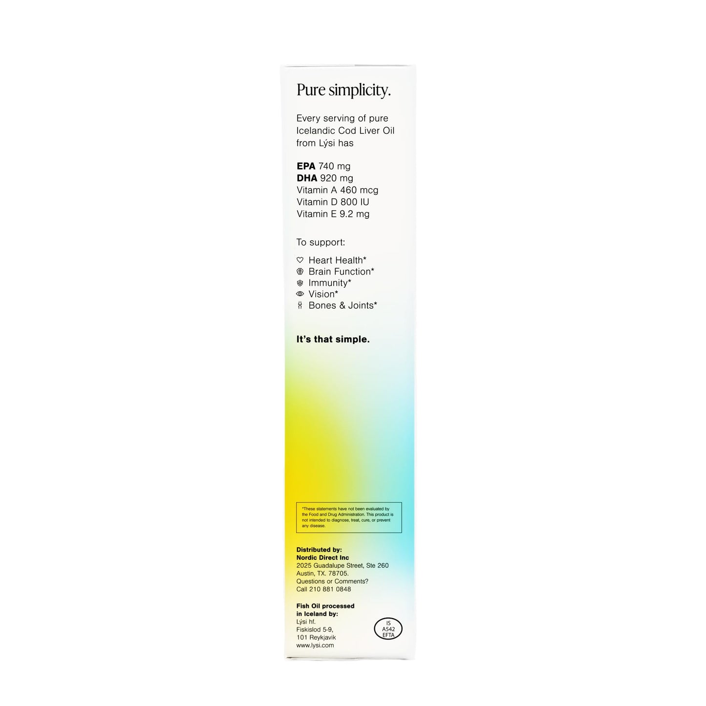 Lysi, Fish Oil Cod Liver Mint and Lemon, 8.12 Fl Oz - Medaid International