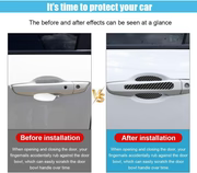 8PCS/SET Carbon Fiber Car Door Handle Protector Cover Inner Bowl Anti Scratch Sticker
