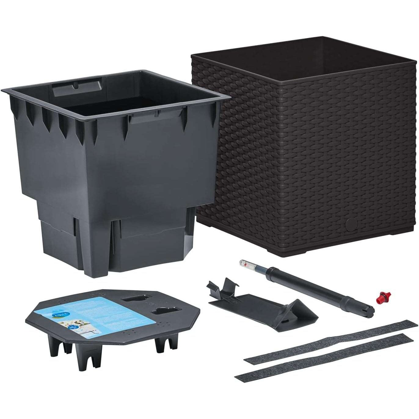 EMSA -‎517589- Indoor Flower Pot – self-watering system & water level indicator – Granite