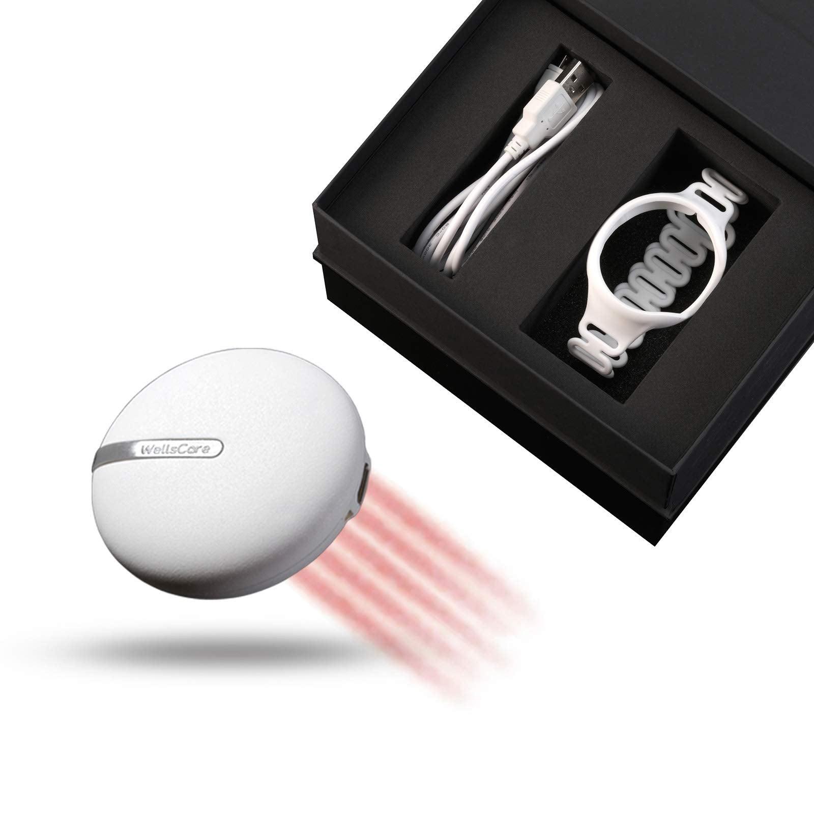 [IASO] Red Light Therapy Device and Massager- FDA-Registered, Cold Laser (Non-LED) Pain Relief for Back, Foot, Neck, Shoulders, Wrists, Knees. Wearable & Rechargeable. All Inclusive Package (Single) - Medaid International