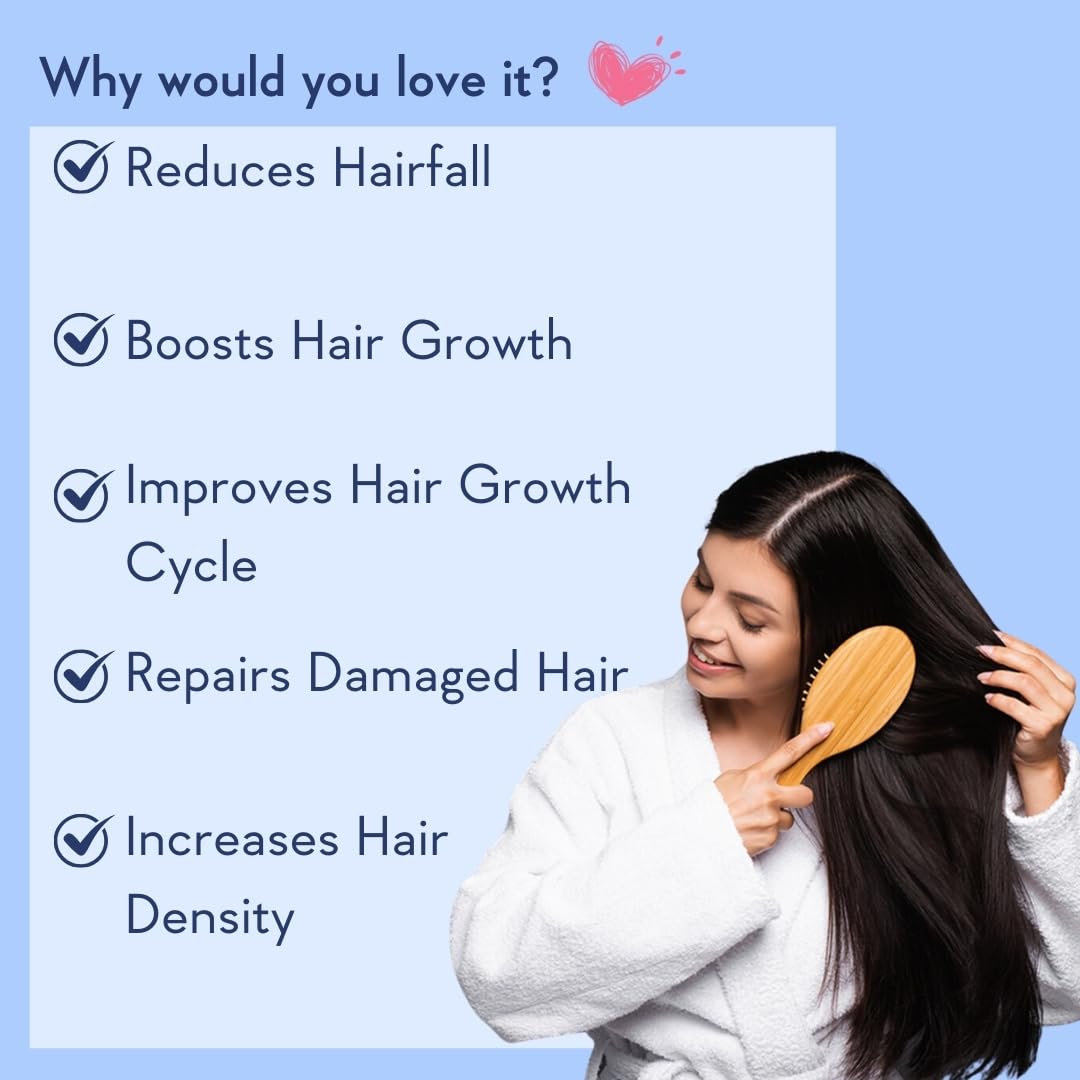 WishCare Hair Growth Serum Concentrate - Rosemary, 3% Redensyl, 4% Anagain, 2% Baicapil, Caffeine, Biotin, Plant Keratin & Rice Water - Medaid International
