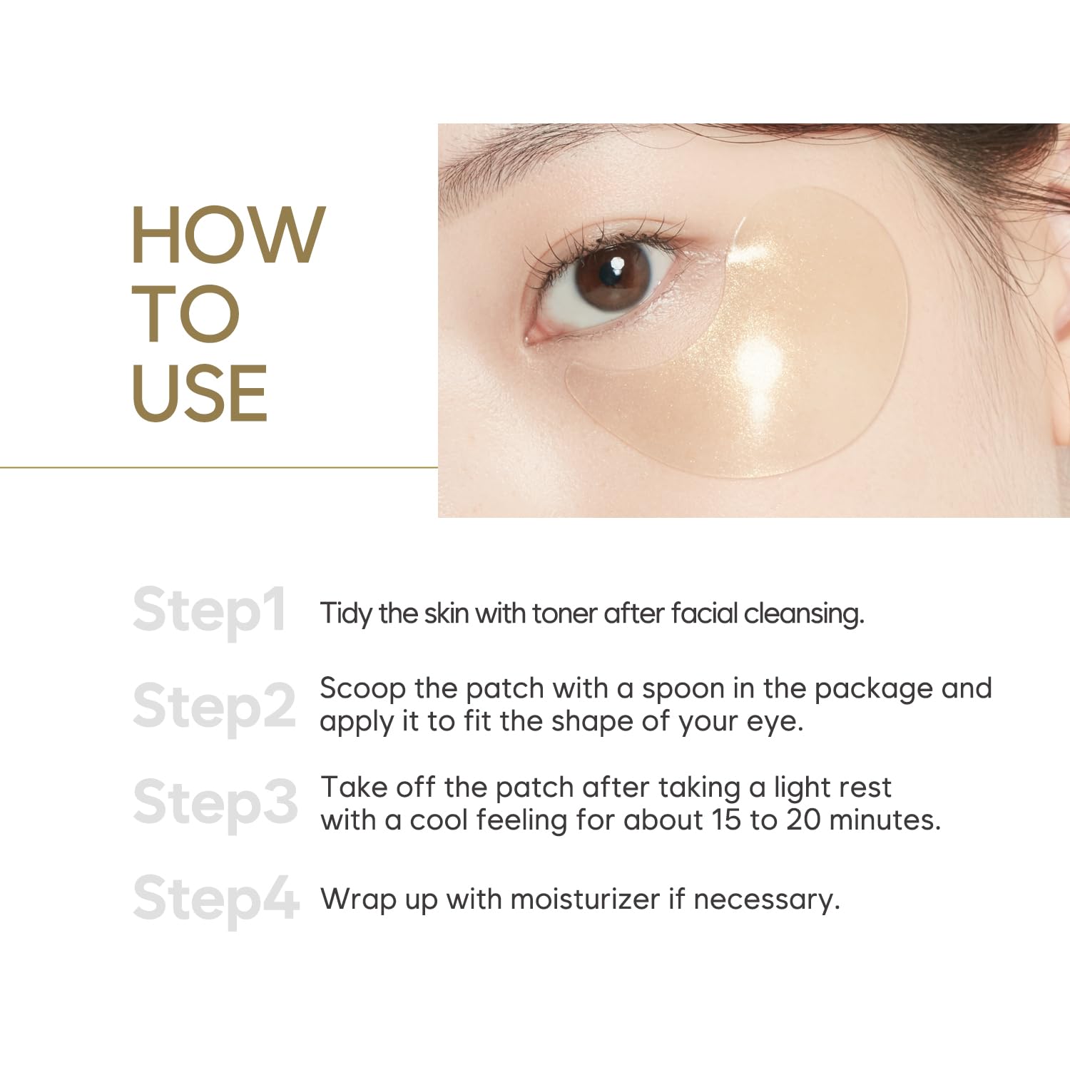 Gold Hydrogel Eye Patch 60ea (30pairs) - Medaid International
