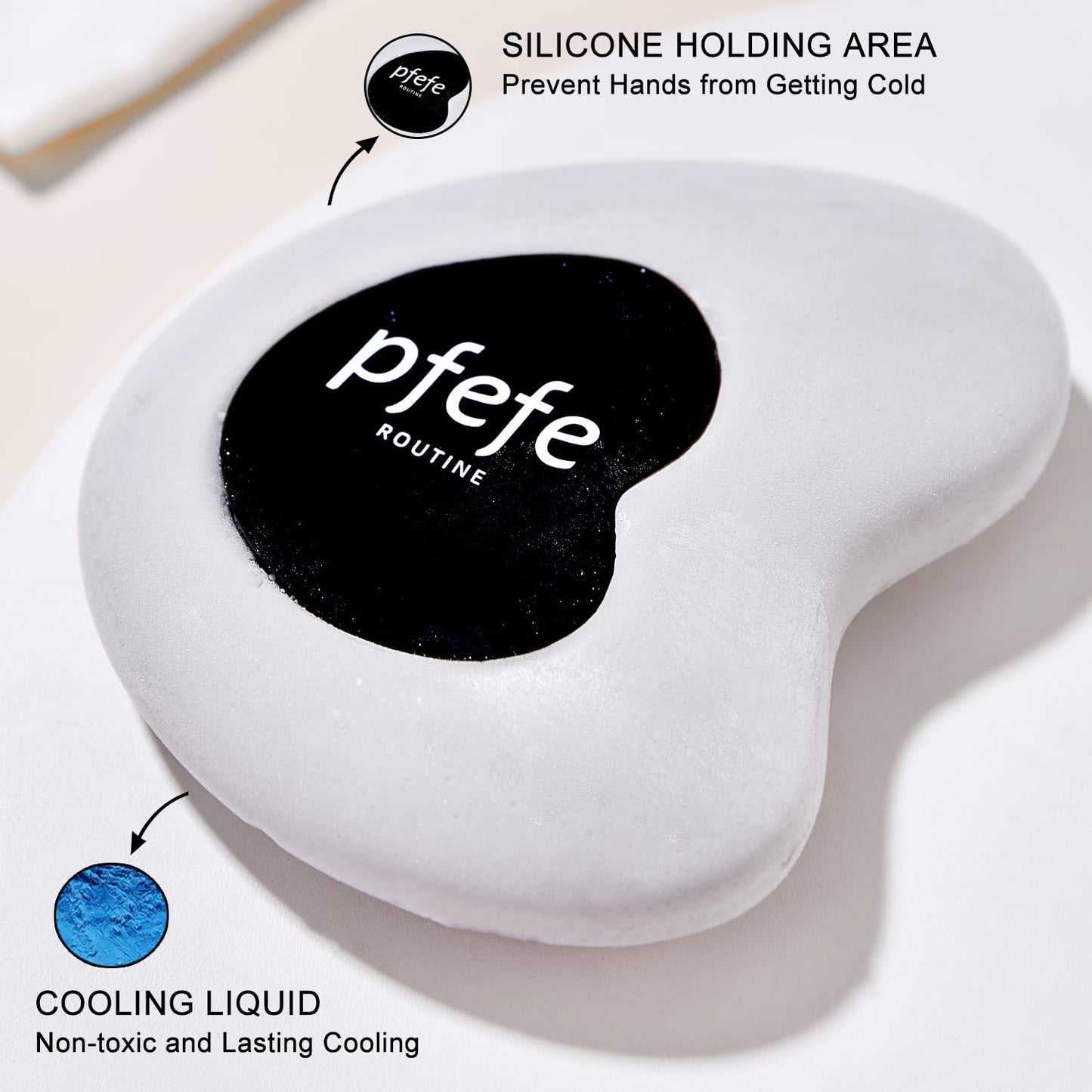Pfefe Stainless Steel Cryo Gua Sha - Gua Sha Facial Beauty Tools - Metal Skin Care Gua Sha for Body SPA Face Neck Eye - Medaid International