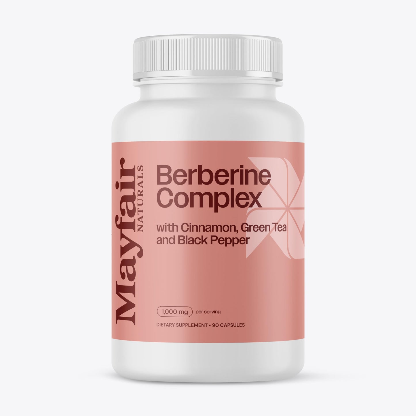 Mayfair Naturals Berberine Complex Supplement, with Cinnamon, Green Tea, and Black Pepper 90 Capsules - Medaid International