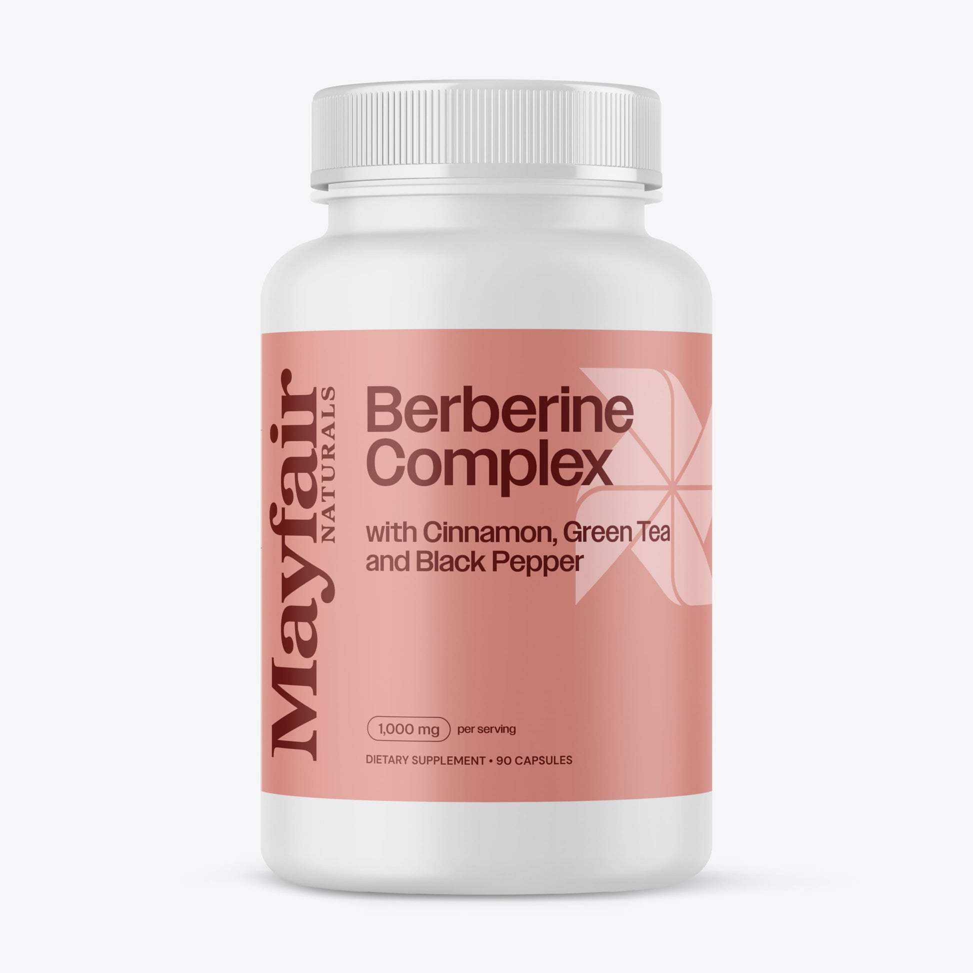 Mayfair Naturals Berberine Complex Supplement, with Cinnamon, Green Tea, and Black Pepper 90 Capsules - Medaid International