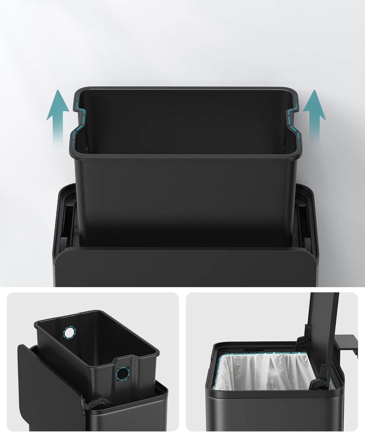 SONGMICS Hanging Kitchen Bin LTB810B01