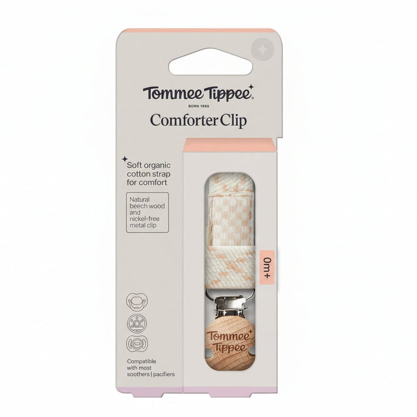 Tommee Tippee - Comforter Clip - 0+Months - Organic Cotton - 1pack -NEW!!