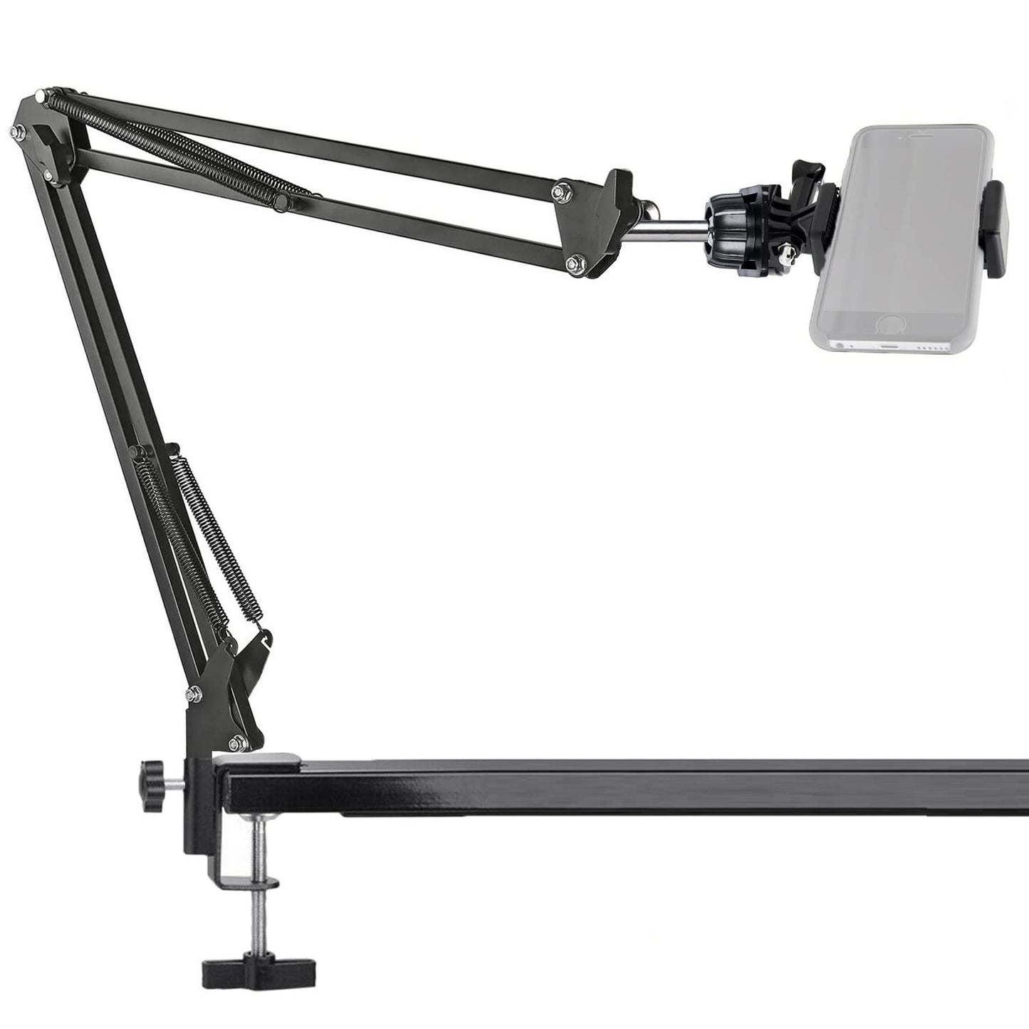 Phone Video Stand,Overhead Camera Mount Compatible with iPhone Samsung Live Streaming,Baking,Craft,Videos,Online Lessons - Medaid International