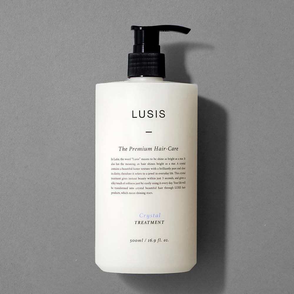 LUSIS, Crystal Hair Treatment, Conditioner, Silky and Moisture Rich Hair Clinic, Floral Scent, 500ml - Medaid International