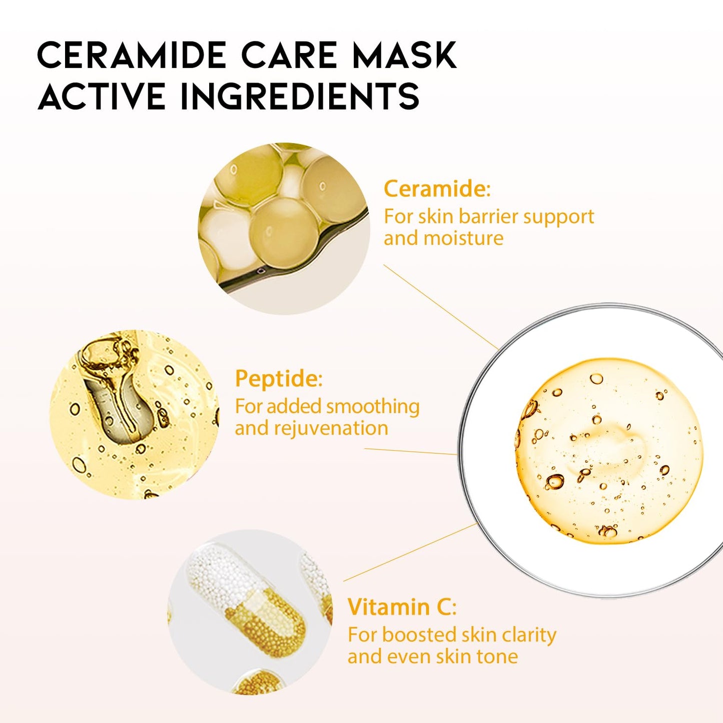 Hydrating Sheet Mask Starter Kit Variety Pack for Skin Care, Dry, Ance, Sensitive Skin, Korean Vegan Facial Sheet Mask for Men & Women, Collagen, Cica, Ceramide, Hyaluron, Retinol 5EA - Medaid International