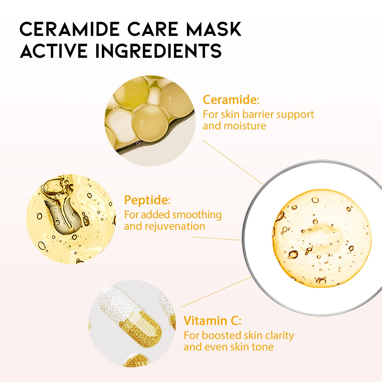 Hydrating Sheet Mask Starter Kit Variety Pack for Skin Care, Dry, Ance, Sensitive Skin, Korean Vegan Facial Sheet Mask for Men & Women, Collagen, Cica, Ceramide, Hyaluron, Retinol 5EA - Medaid International