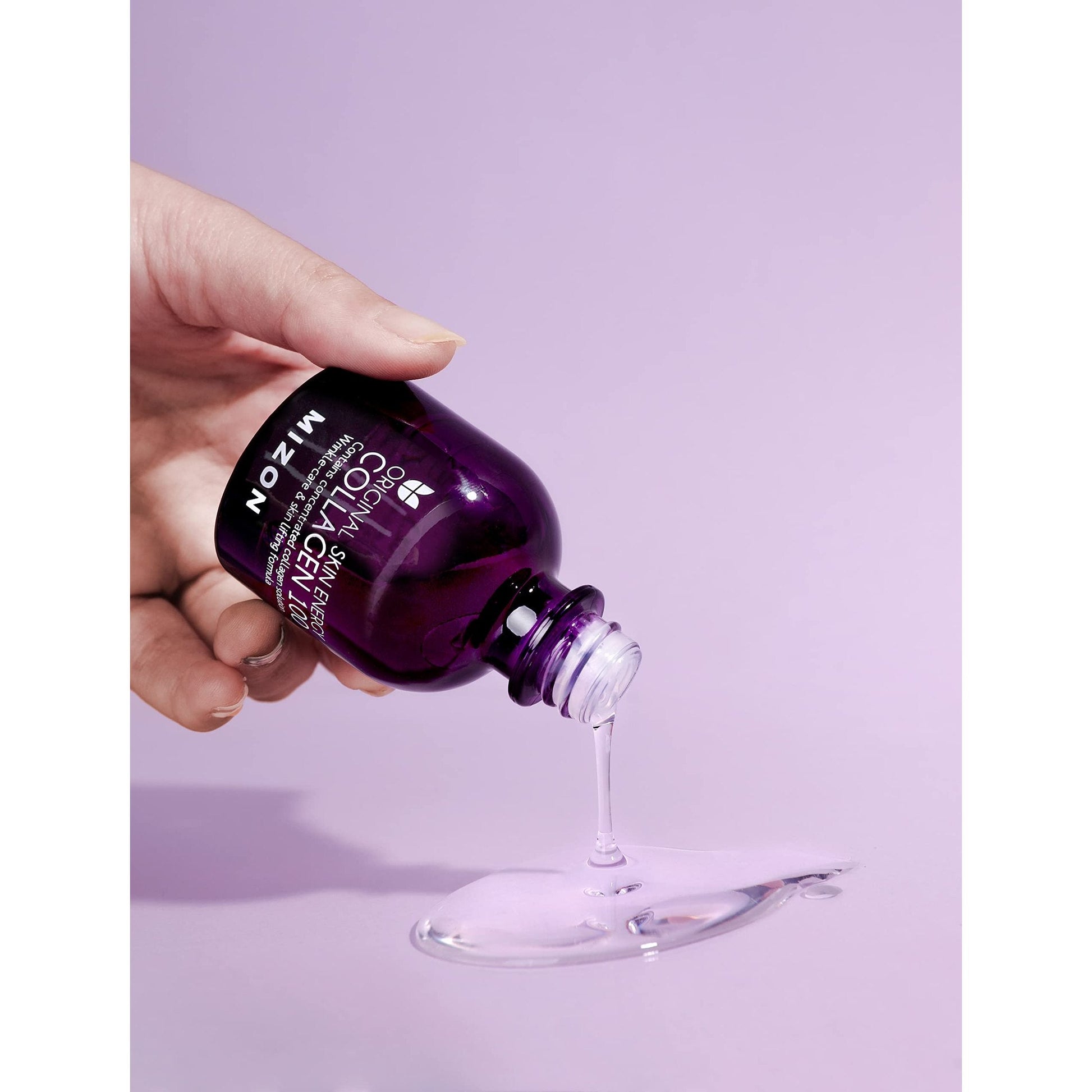 MIZON Collagen 100 Korean Ampoule with Concentrated Marine Collagen Elasticity Booster Serum Peptides Deep Hydration (1.01 fl. oz) - Medaid International
