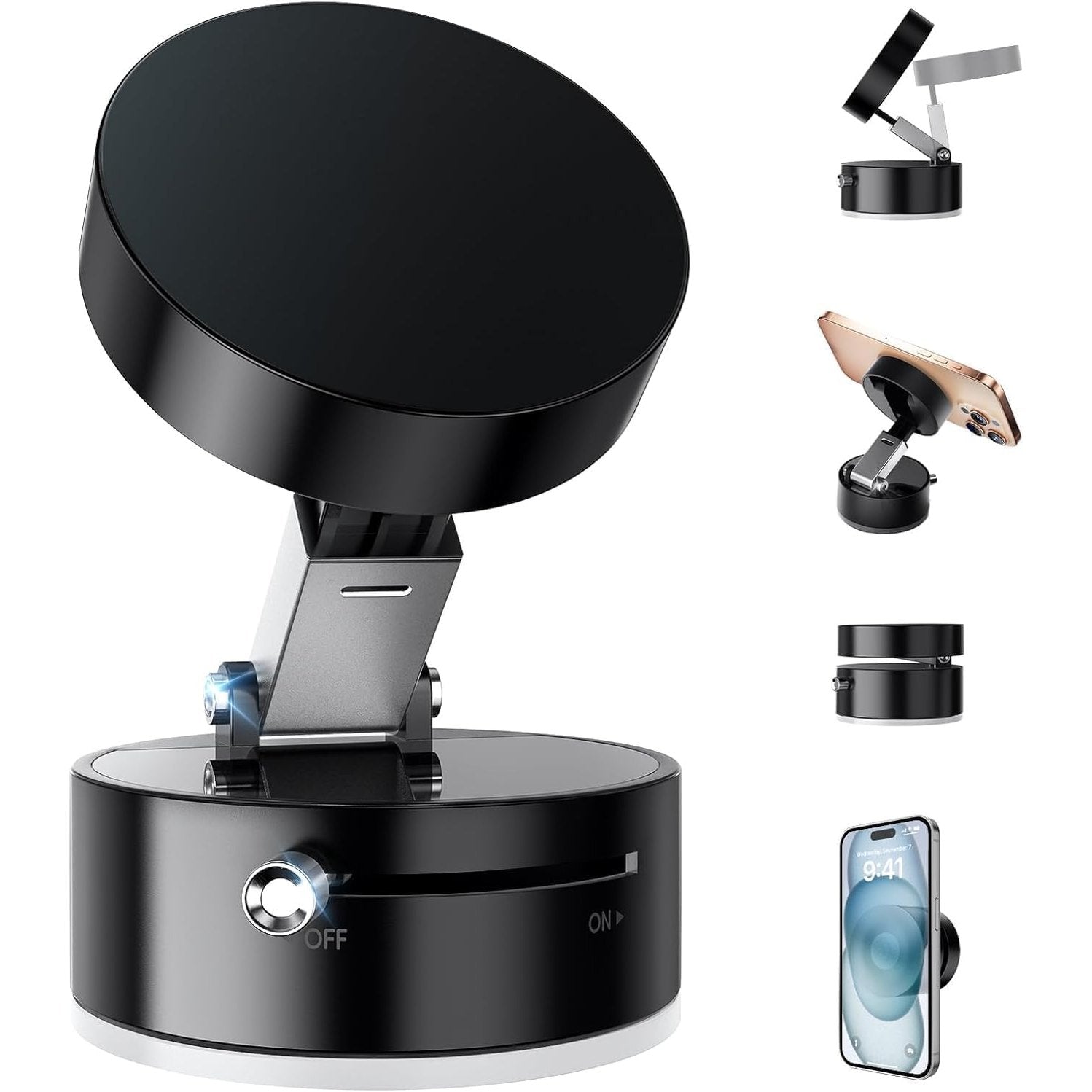 Vacuum Suction Magnetic Phone Holder