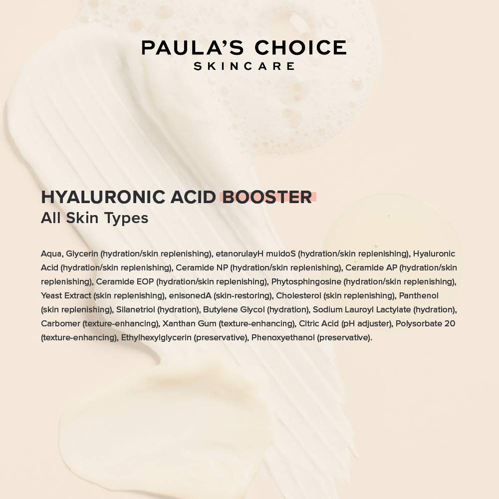 Paula's Choice BOOST Hyaluronic Acid Booster, Daily Gel Serum for Deep Lightweight Hydration, Wrinkles & Fine Lines, Fragrance-Free, 0.5 Fl Oz - Medaid International